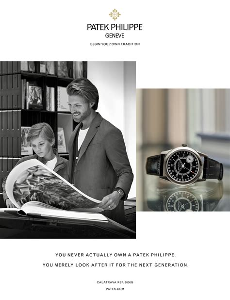 patek philippe generations campaign|Patek Philippe advertisement.